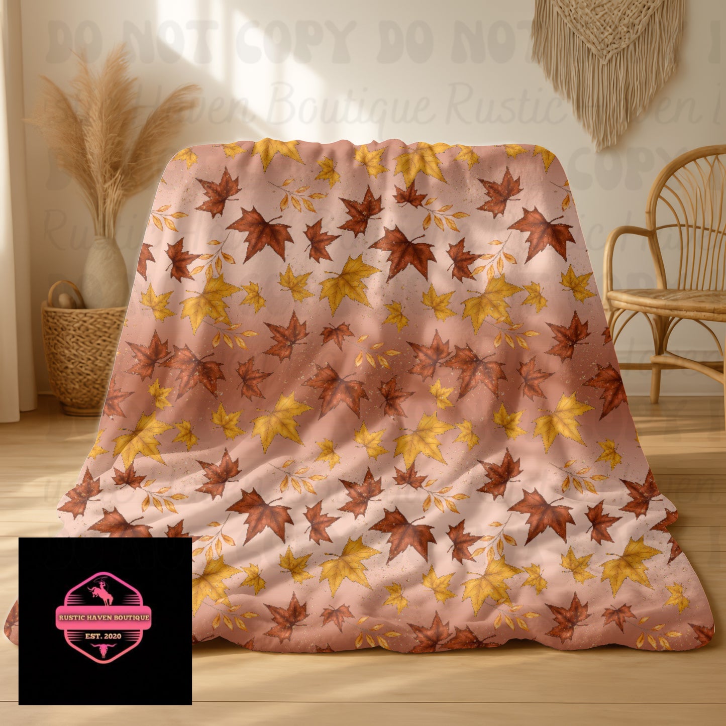 Fall Leaves Blanket