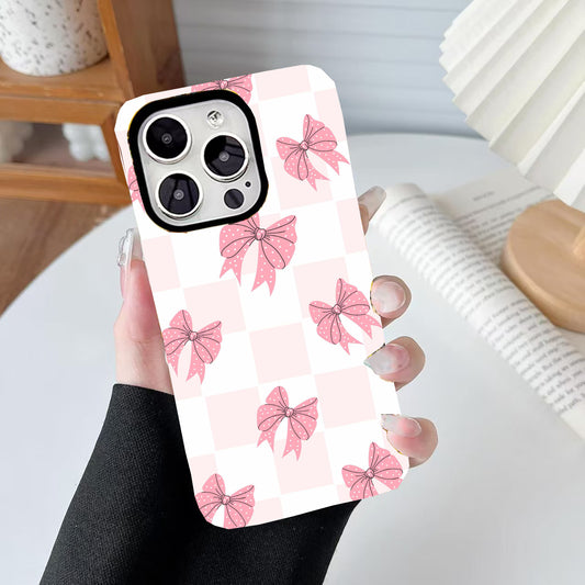 Checkered Bows Phone Case