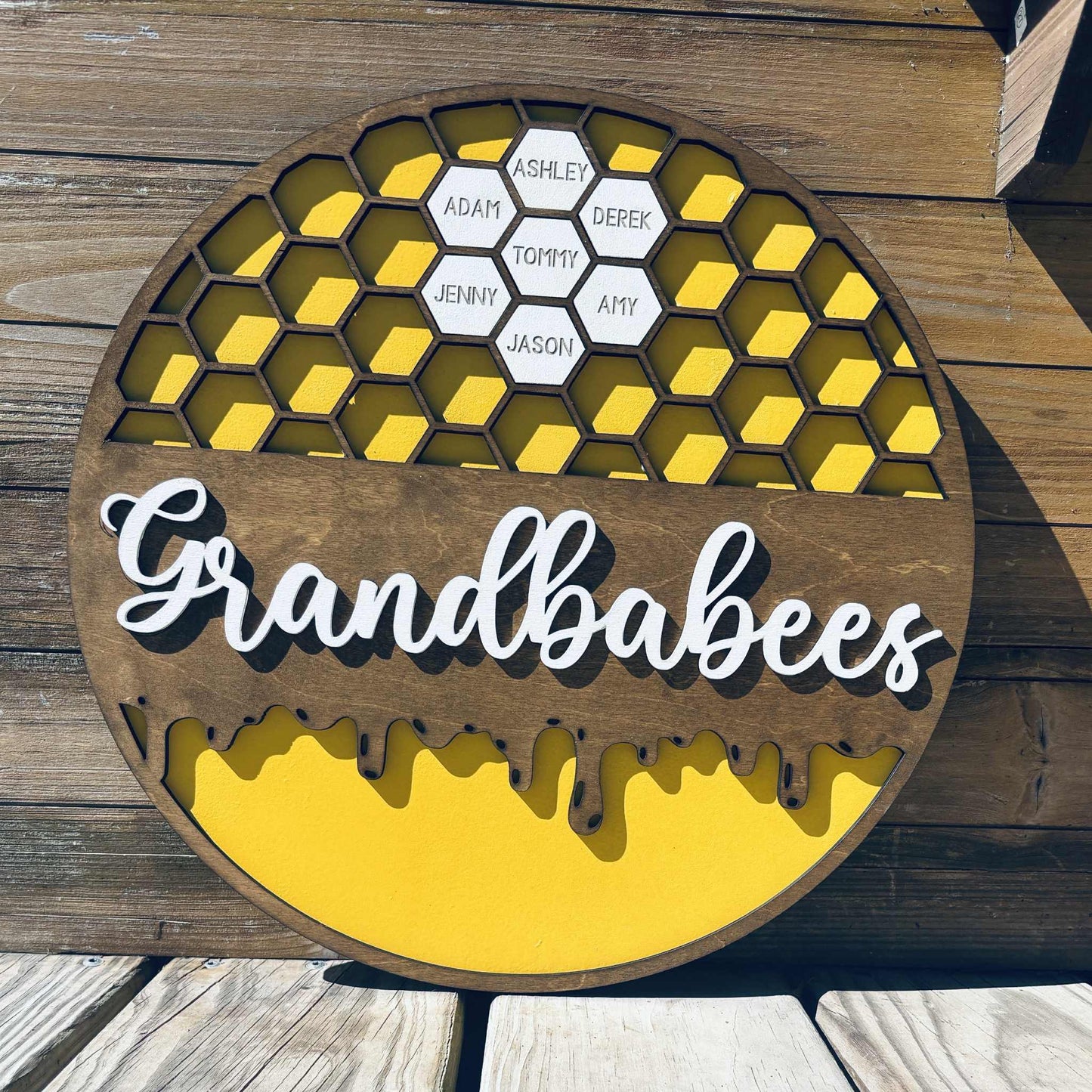 Bee Hive Family Tree Sign