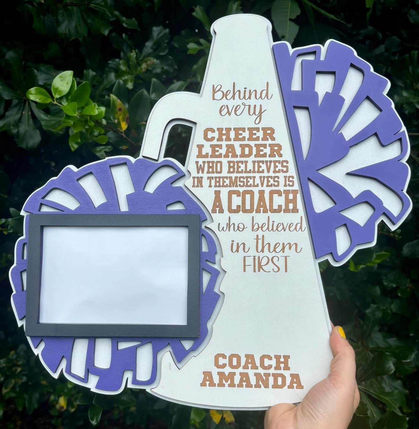 Cheer Coach Photo Frame
