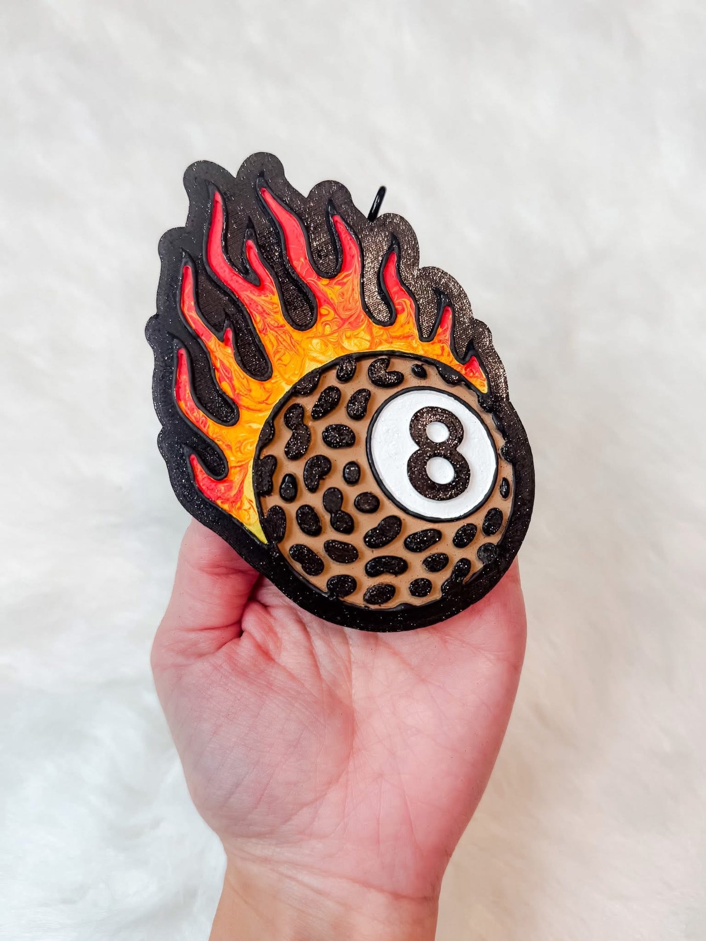 Flamin’ 8 Ball Freshie