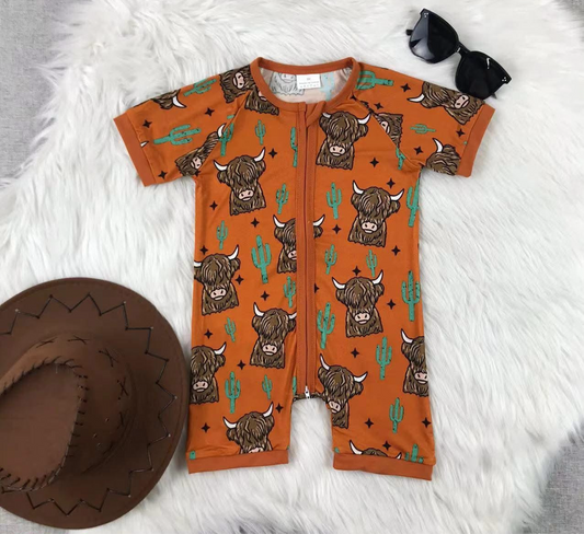 Cactus Longhorn Bamboo Shorties