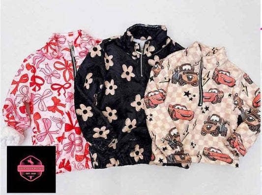 Childrens Fleece Sherpa Pullover