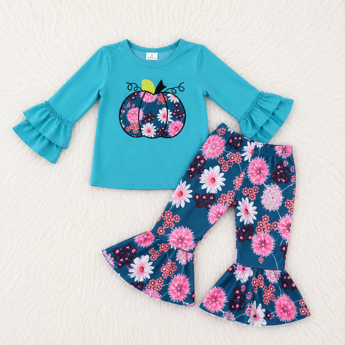 Floral Pumpkin Bell Set
