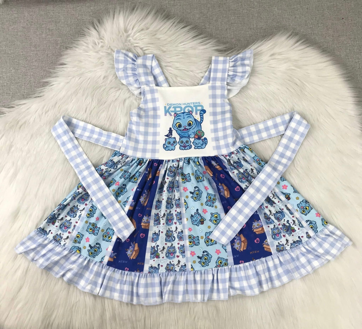 K-pop Plaid Dress
