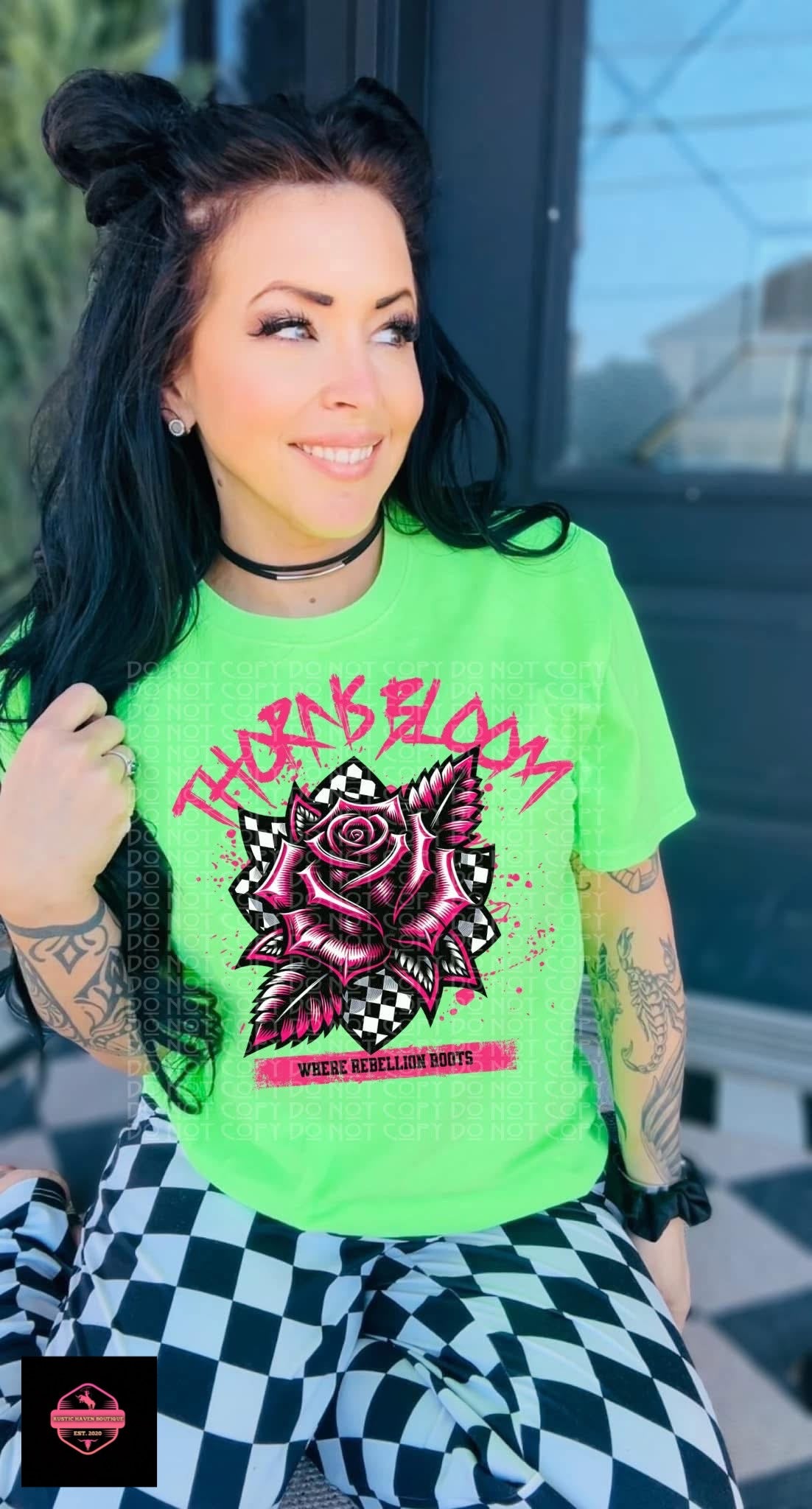 Thorns Bloom Tee & Sweatshirt