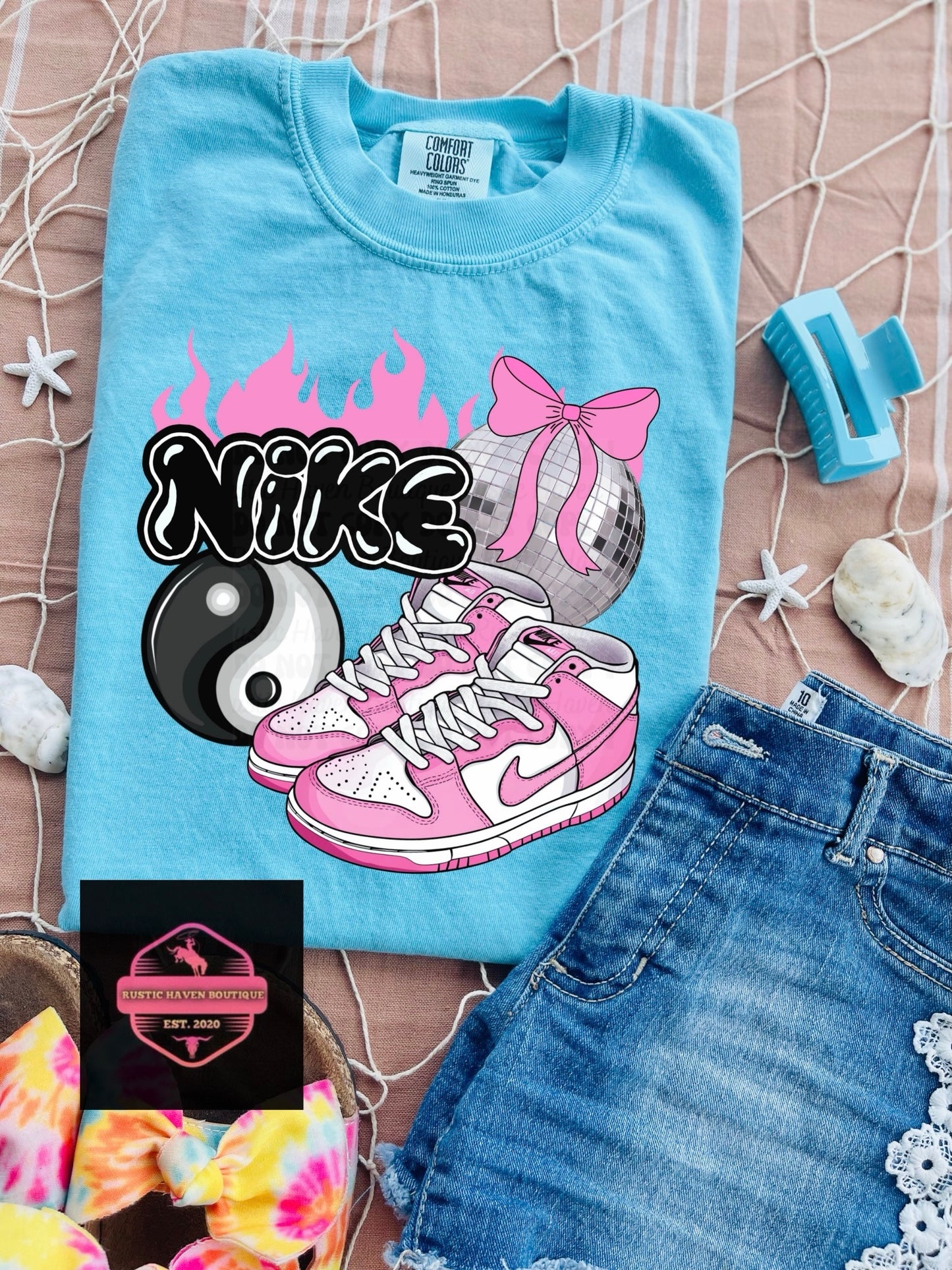 Pink N!ke Youth Tee