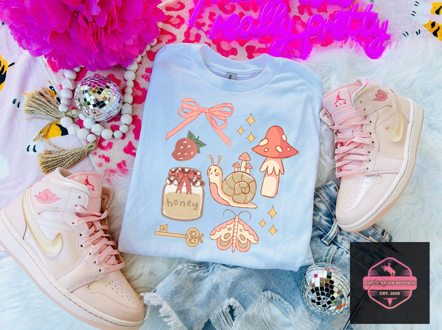 Pink Garden Tee
