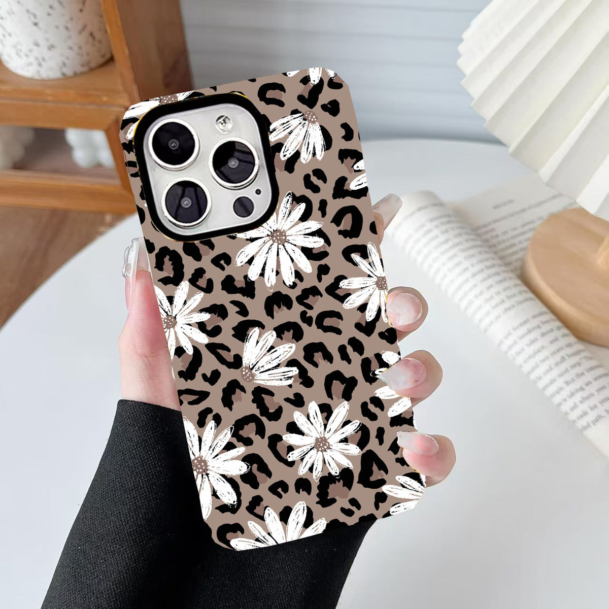 Leopard Floral Phone Case