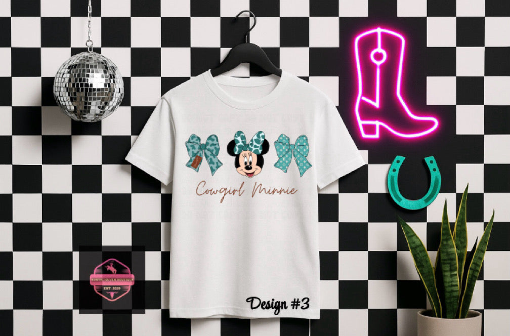 Cowgirl Minnie Tees