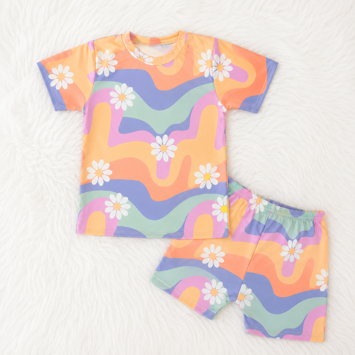 Pastel Grovvy Short Set