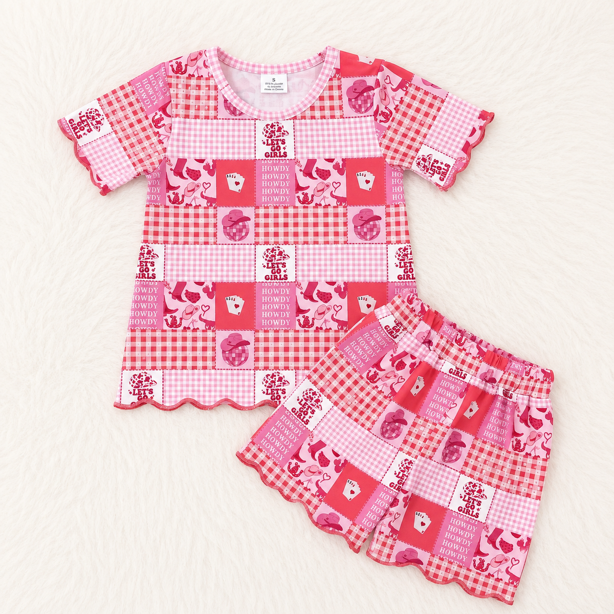 Pink Rodeo Short Set
