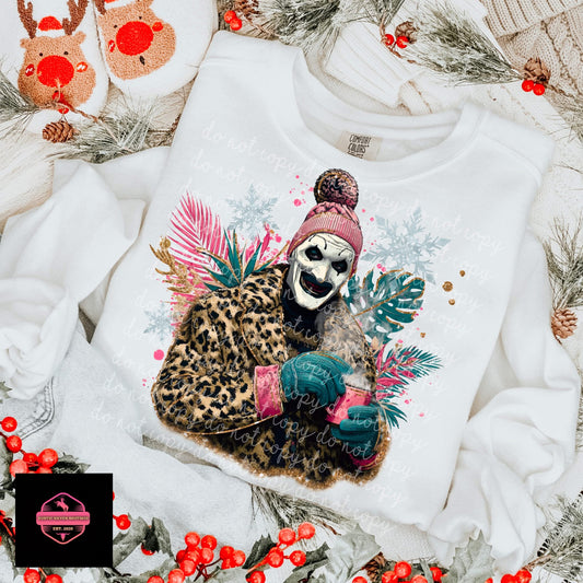 Cozy Art Clown Tee & Sweatshirt