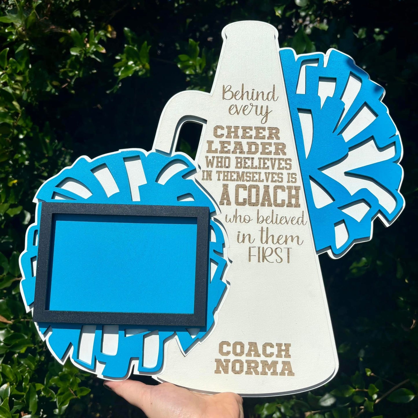 Cheer Coach Photo Frame