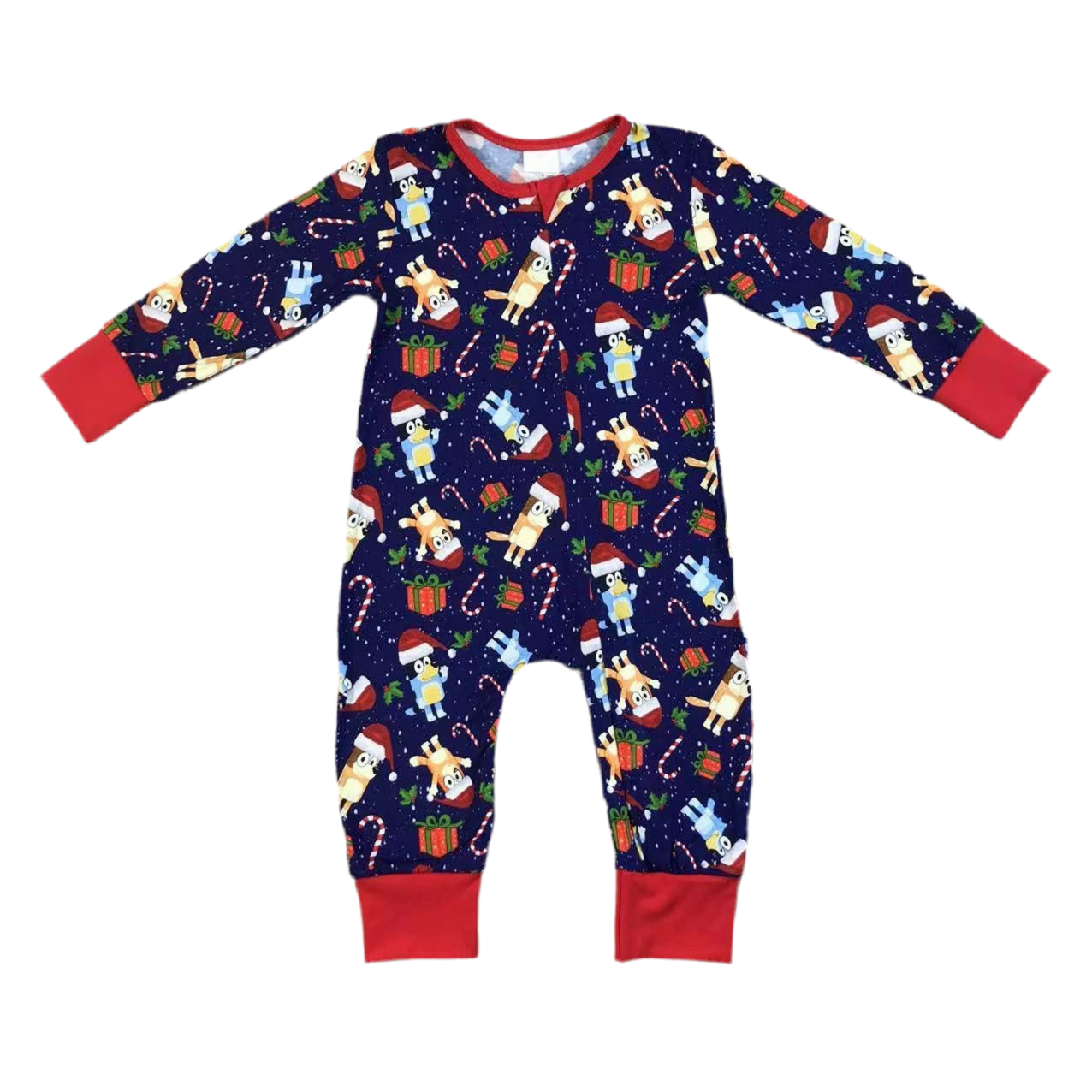 Hellers Christmas Bamboo Onesie