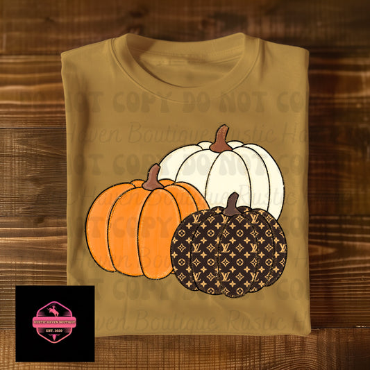 Boujee Pumpkin Tee & Sweatshirt
