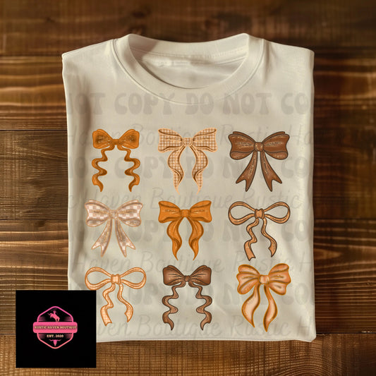 Bow Collage Tee & Sweatshirt