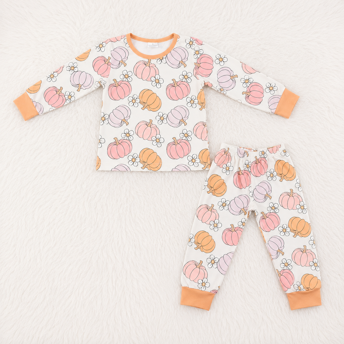 Pastel Pumpkin PJ Set