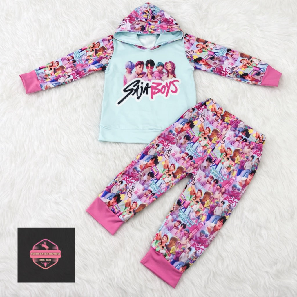 K-pop Saja Hoodie Set