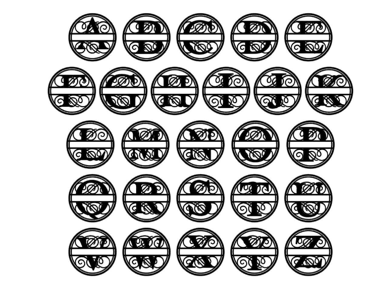 Engraved Circle Slate Coasters