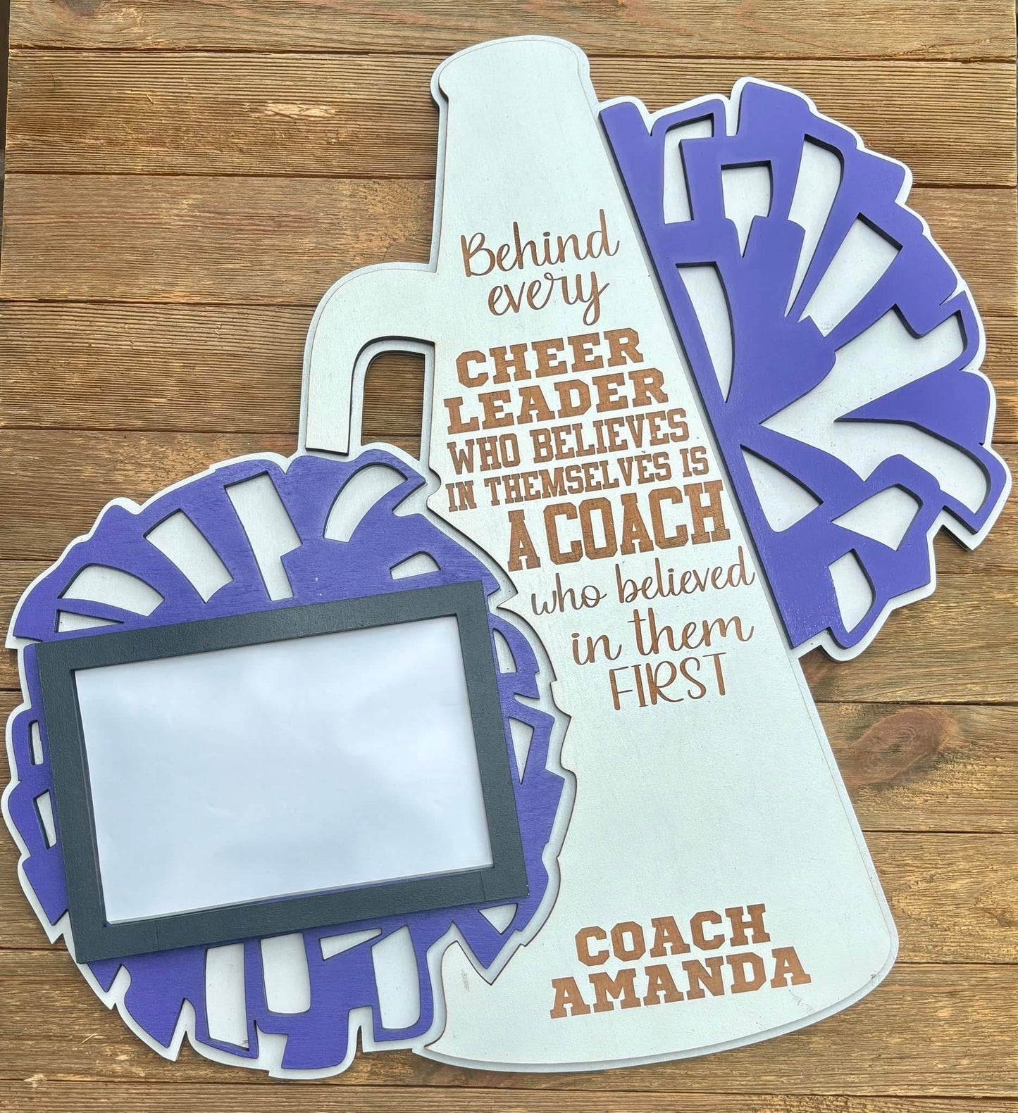 Cheer Coach Photo Frame
