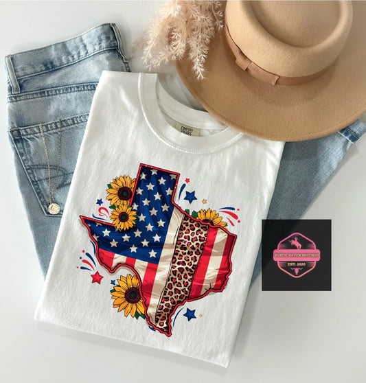 Sunflower Texas Tee