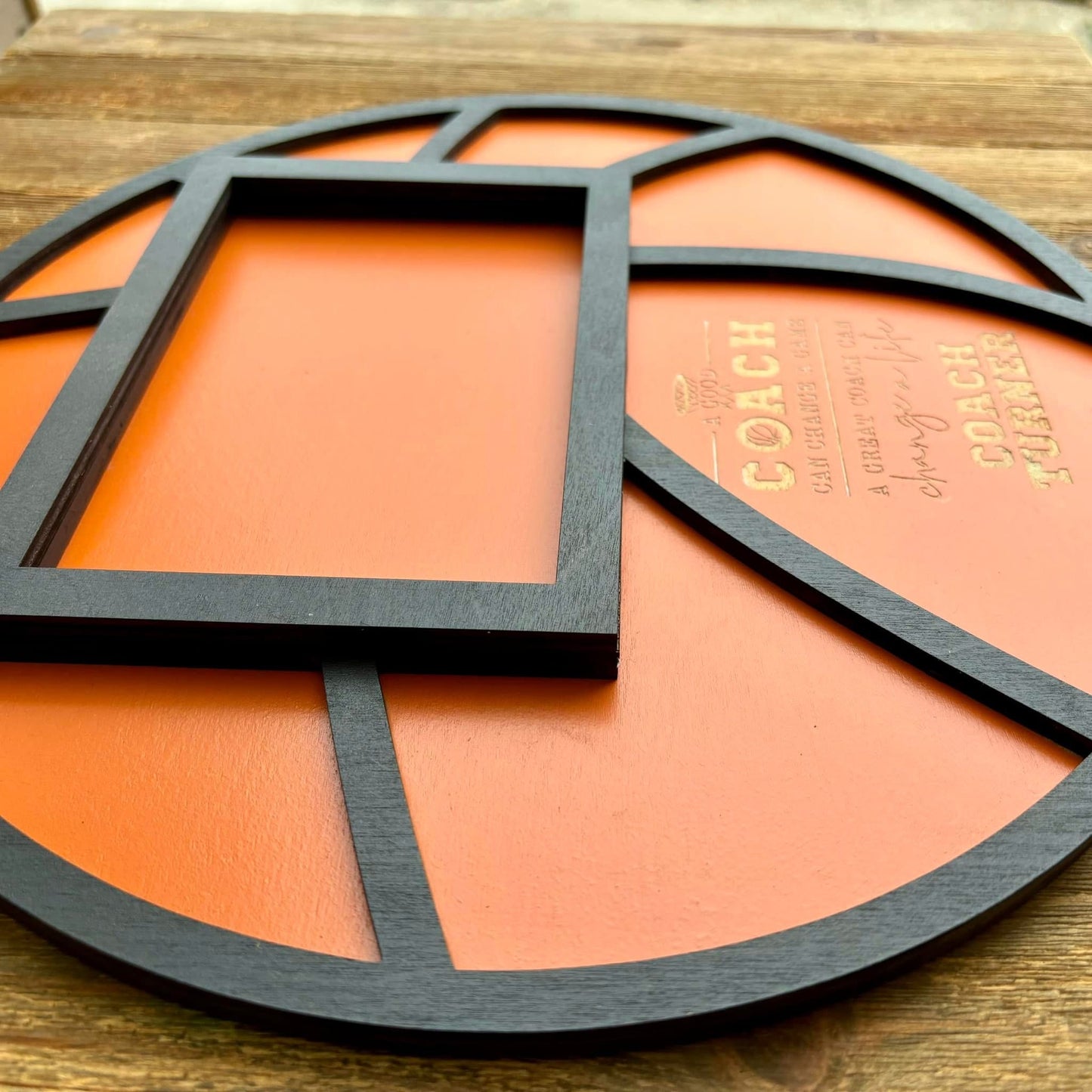 Custom Basketball Coach Photo Frame