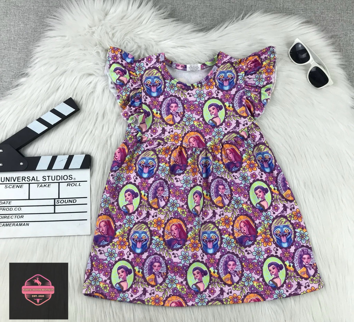 K-pop Floral Dress