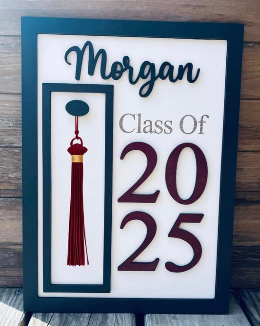 Custom Tassel Holder Sign