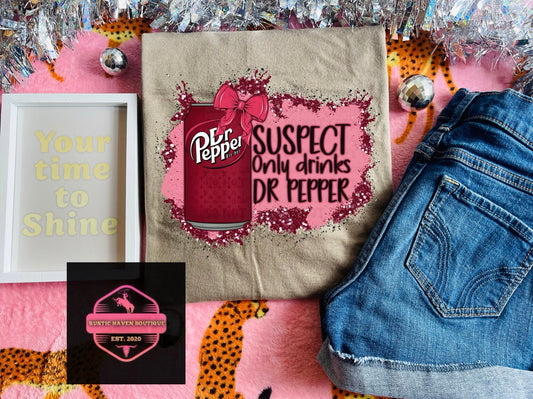 Suspect only Drinks DP Tee