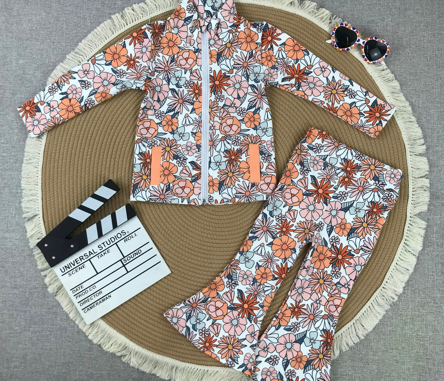 Floral Yoga Set
