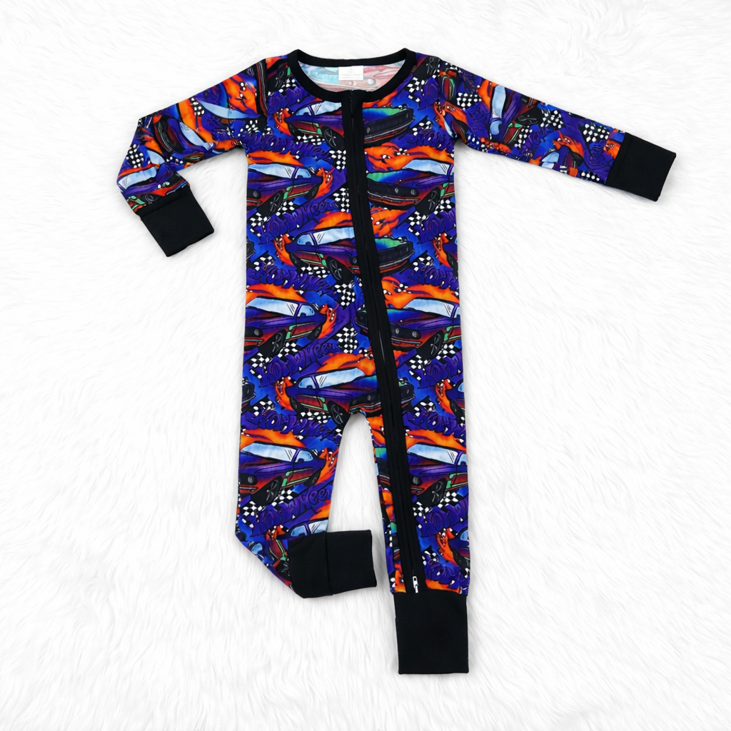 Hot Rod Bamboo Onesie