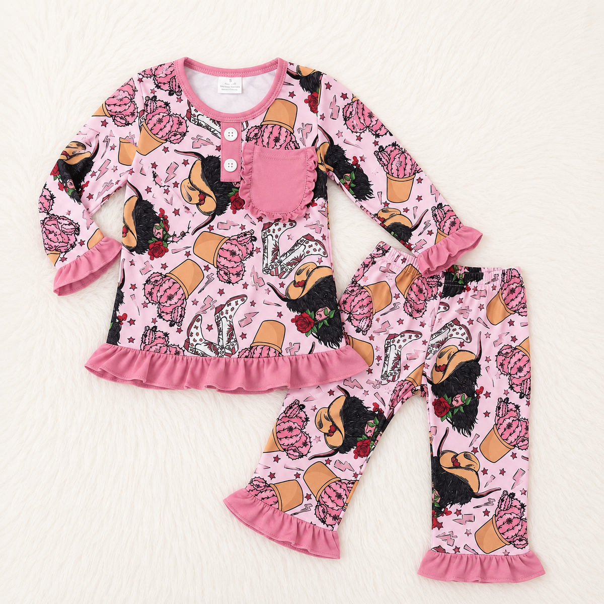 Prickly Pink PJ Set