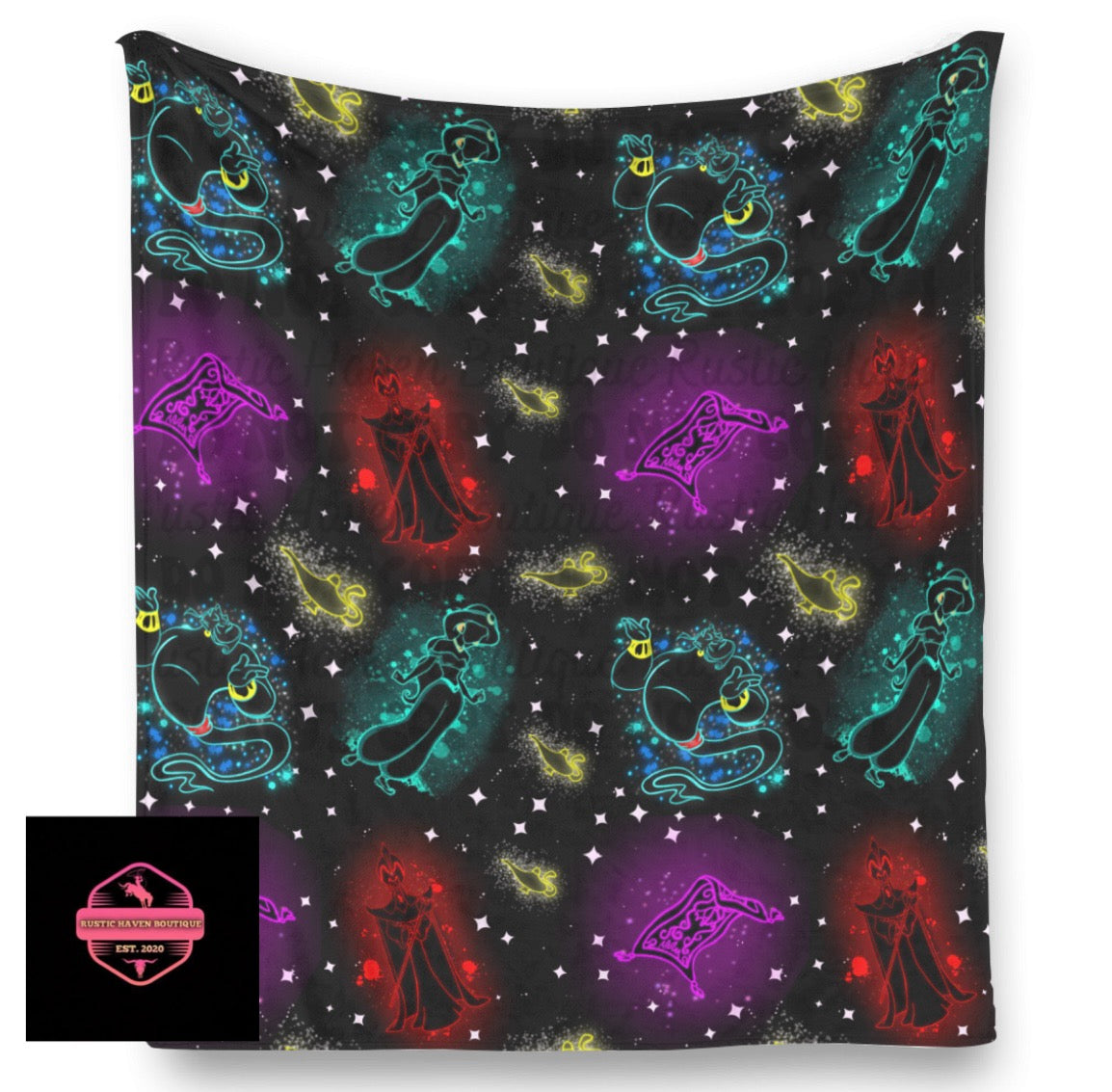 Neon Genie Blanket