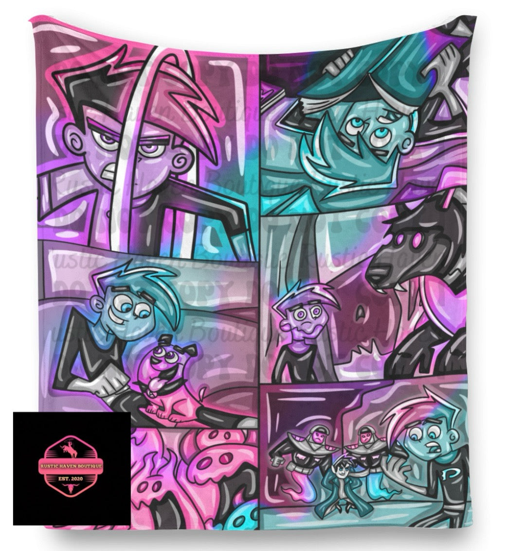 Neon Phantom Blanket