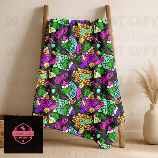 Colorful Christmas Blanket