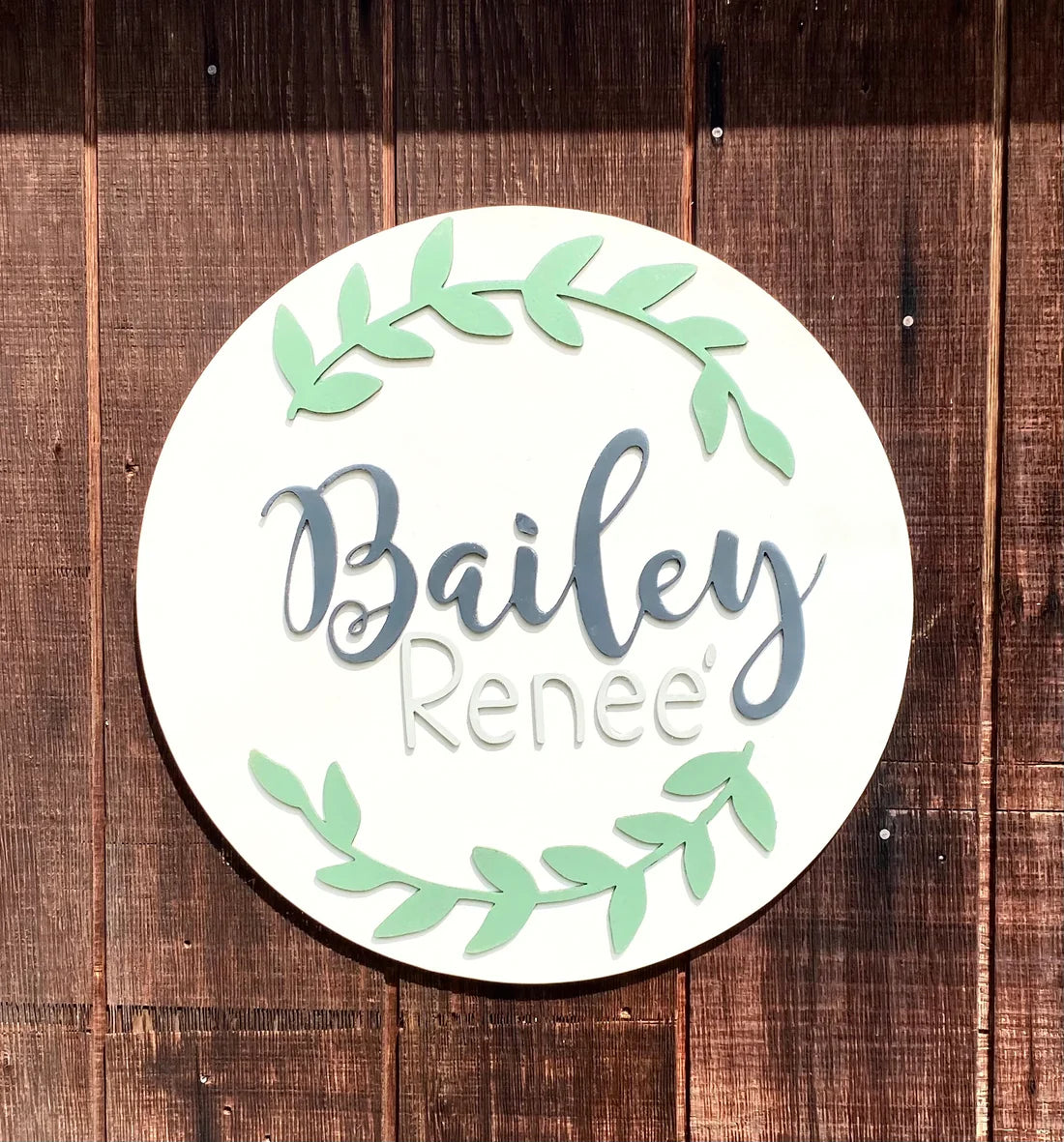 Custom Name Circles