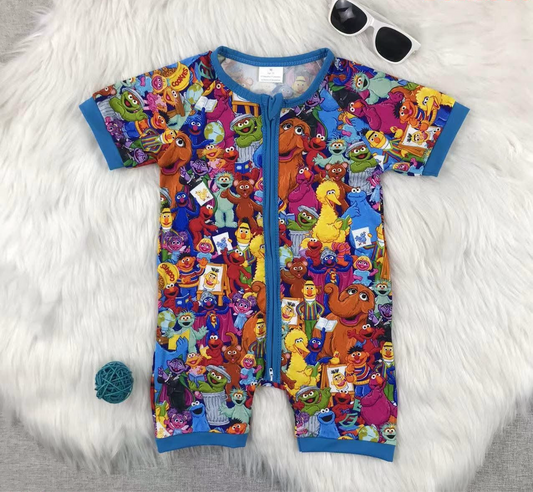 Big Bird & Friends Bamboo Shorties