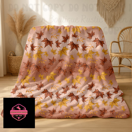 Fall Leaves Blanket