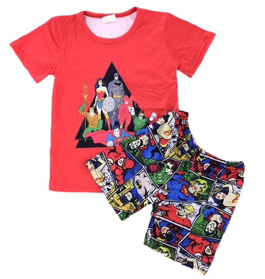 Super Hero Short Set