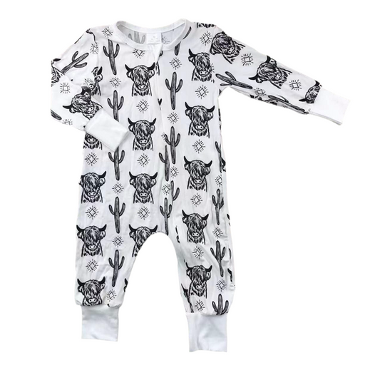 Little Desert Wrangler Bamboo Onesie