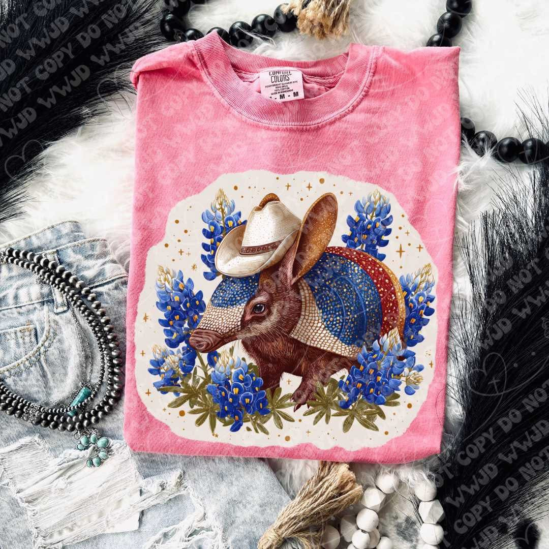 Bluebonnet Armadillo Tee