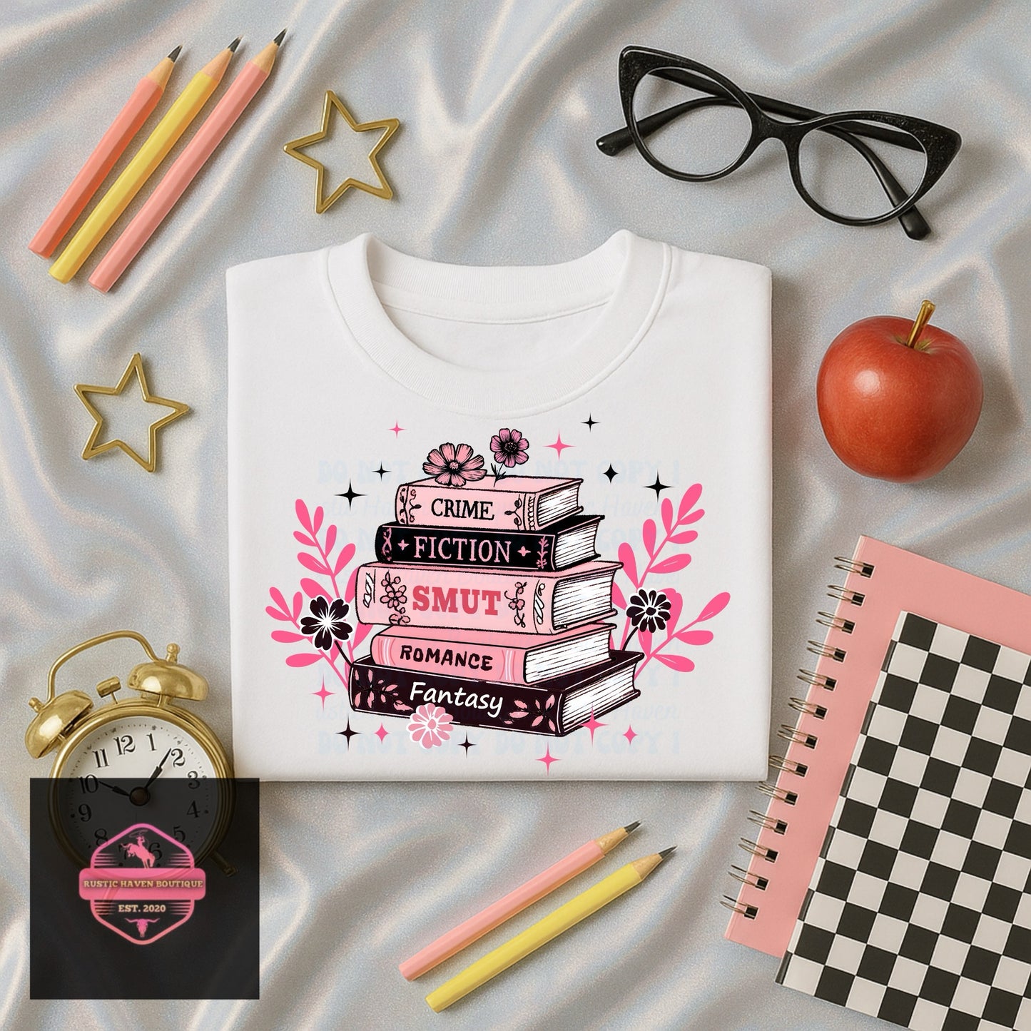 Book Stack Tee