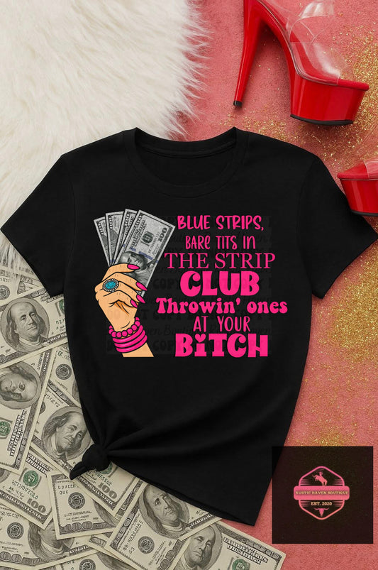 Blue Strips Tee