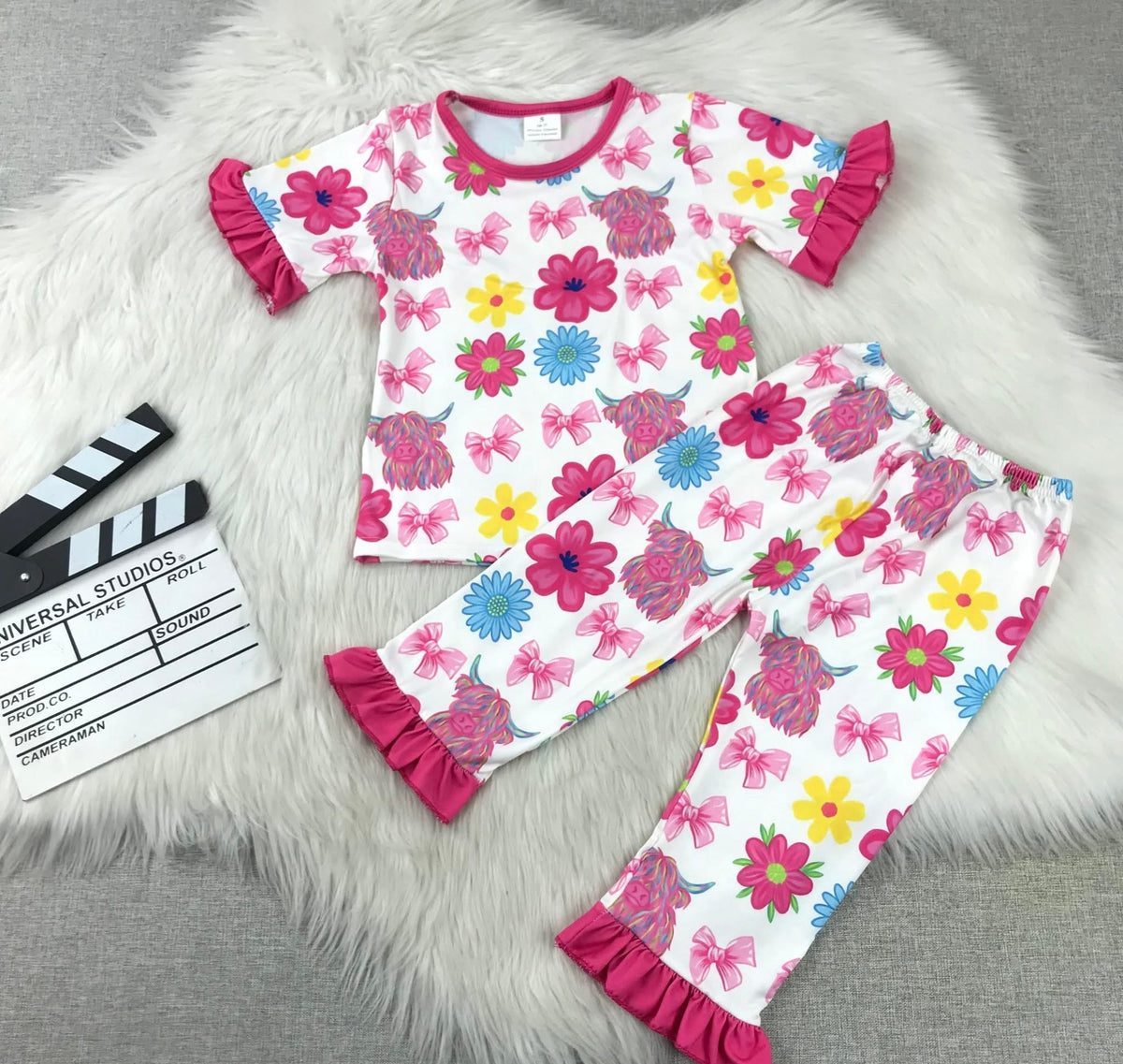 Pink Western Watercolor Set