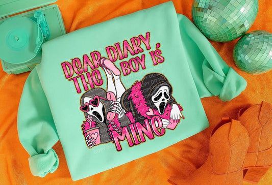 Scream Dear Diary Shirt | Ghostface Horror Fan Tee