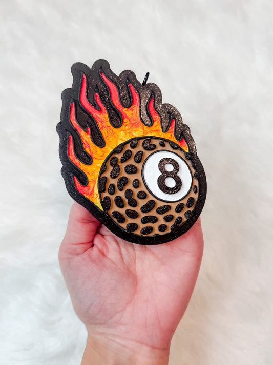 Flamin’ 8 Ball Freshie