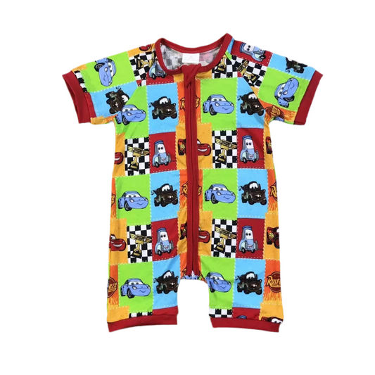Patchwork Cars Bamboo Shorties