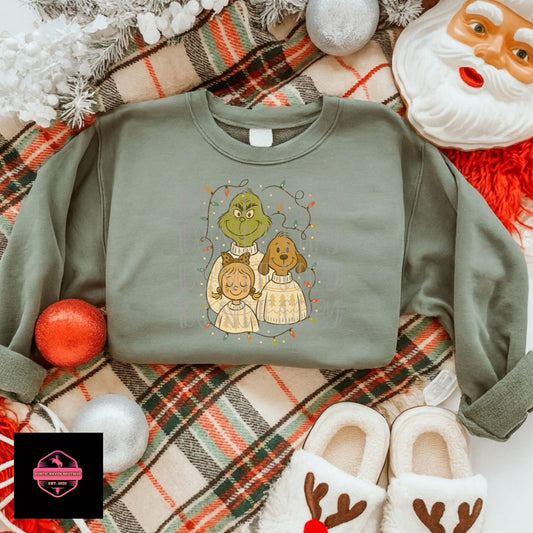 Green Guy Family Tee & Sweatshirt