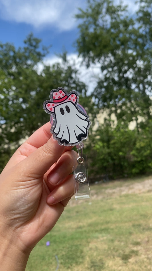 Howdy Boo Badge Reel